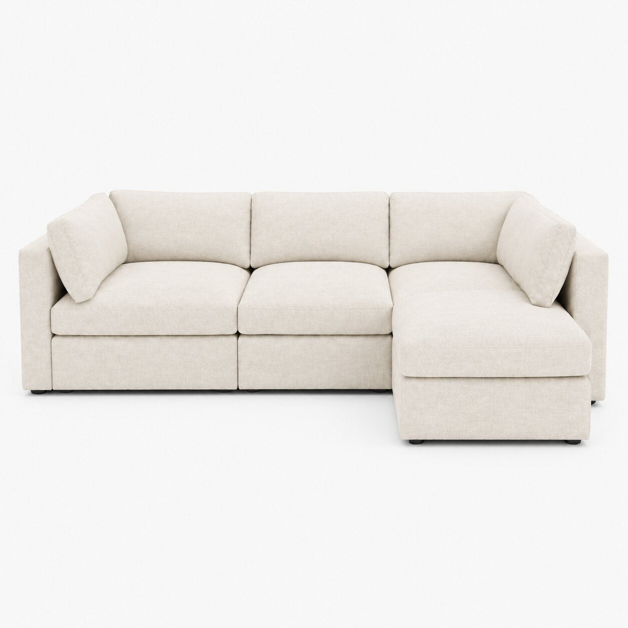 Bellano L-Shape Sofa + Storage Ottoman