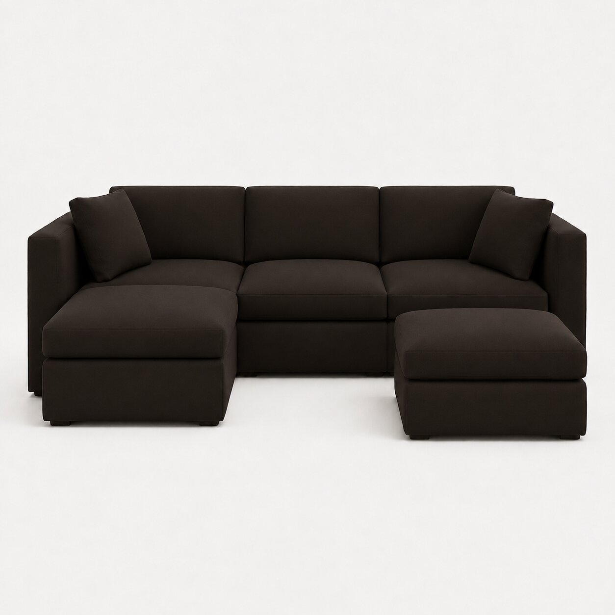 Bellano Large L-Shape Sofa + Storage Ottoman