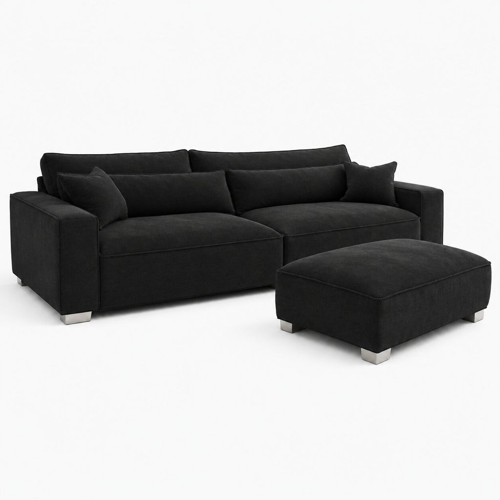Dalton 3 Seater & Footstool Bundle