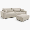 Dalton 3 Seater & Footstool Bundle