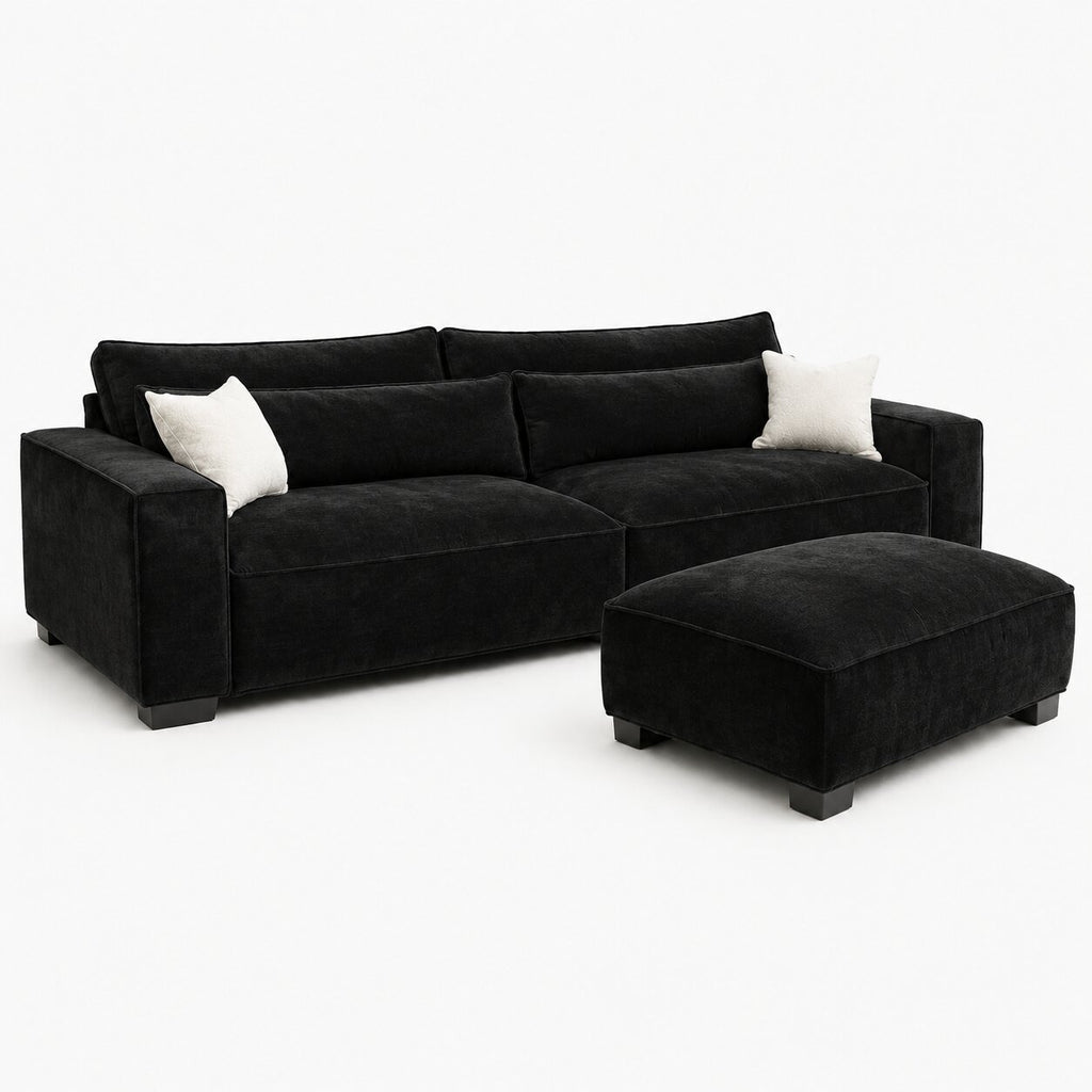 Dalton 4 Seater & Footstool Bundle