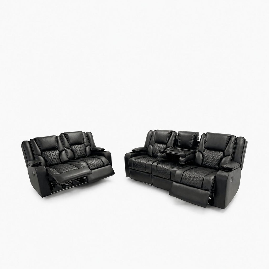 Riverside Premium 3+2+1 Electric Recliner Sofa Set