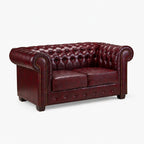 Windsor Leather 2 Seater - Oxblood