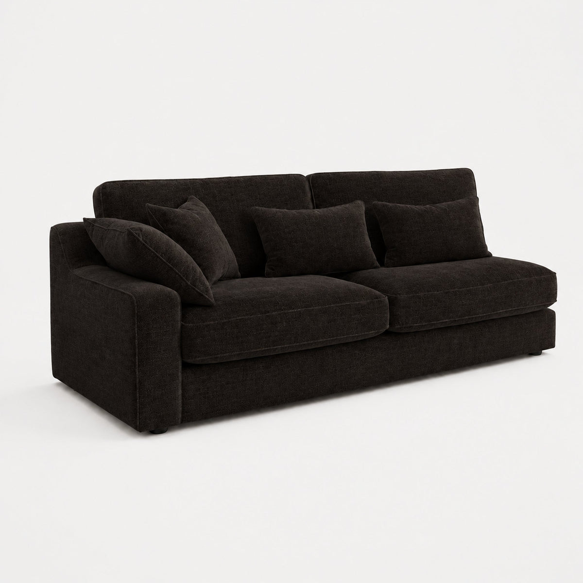 Alderley 3 Seat One-Arm Module — Double Espresso — clean studio