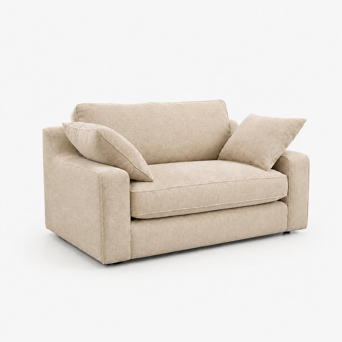 Alderley Snuggler Love Seat — Summer Beach — clean studio