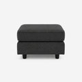 Aldgate Footstool — Luxe Steel — clean studio