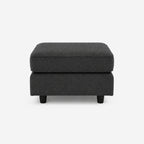 Aldgate Footstool — Luxe Steel — clean studio