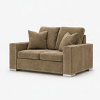 Aria 2 Seater Sofa — Champagne Mink — clean studio
