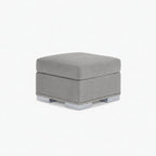 Aria Matching Footstool — Silver — clean studio