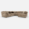 Ashbourne 3 Corner 3 Chaise Sofa — light grey studio background