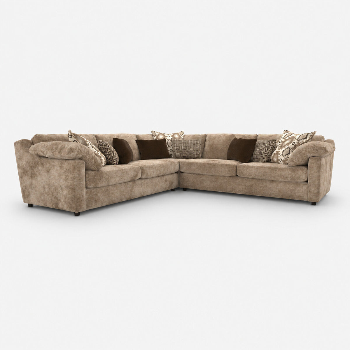Ashbourne 3 Corner 3 Seater Sofa — light grey studio background