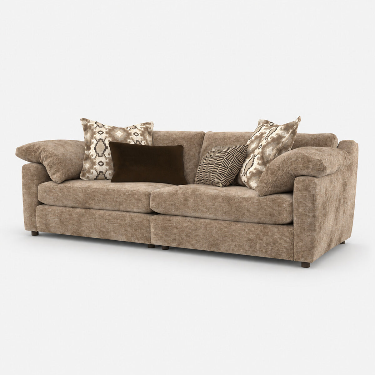 Ashbourne 4 Seater Split Sofa — light grey studio background