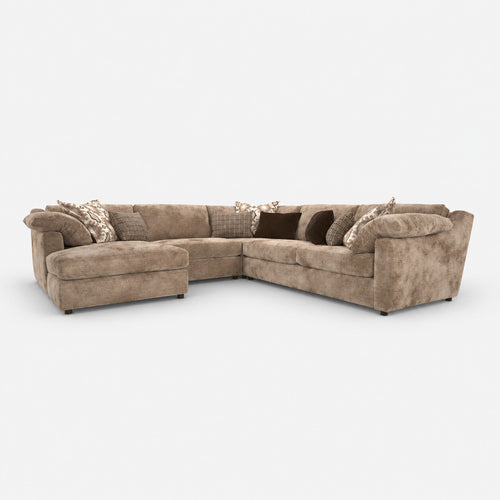 Ashbourne Chaise 3 Corner 3 Sofa — light grey studio background