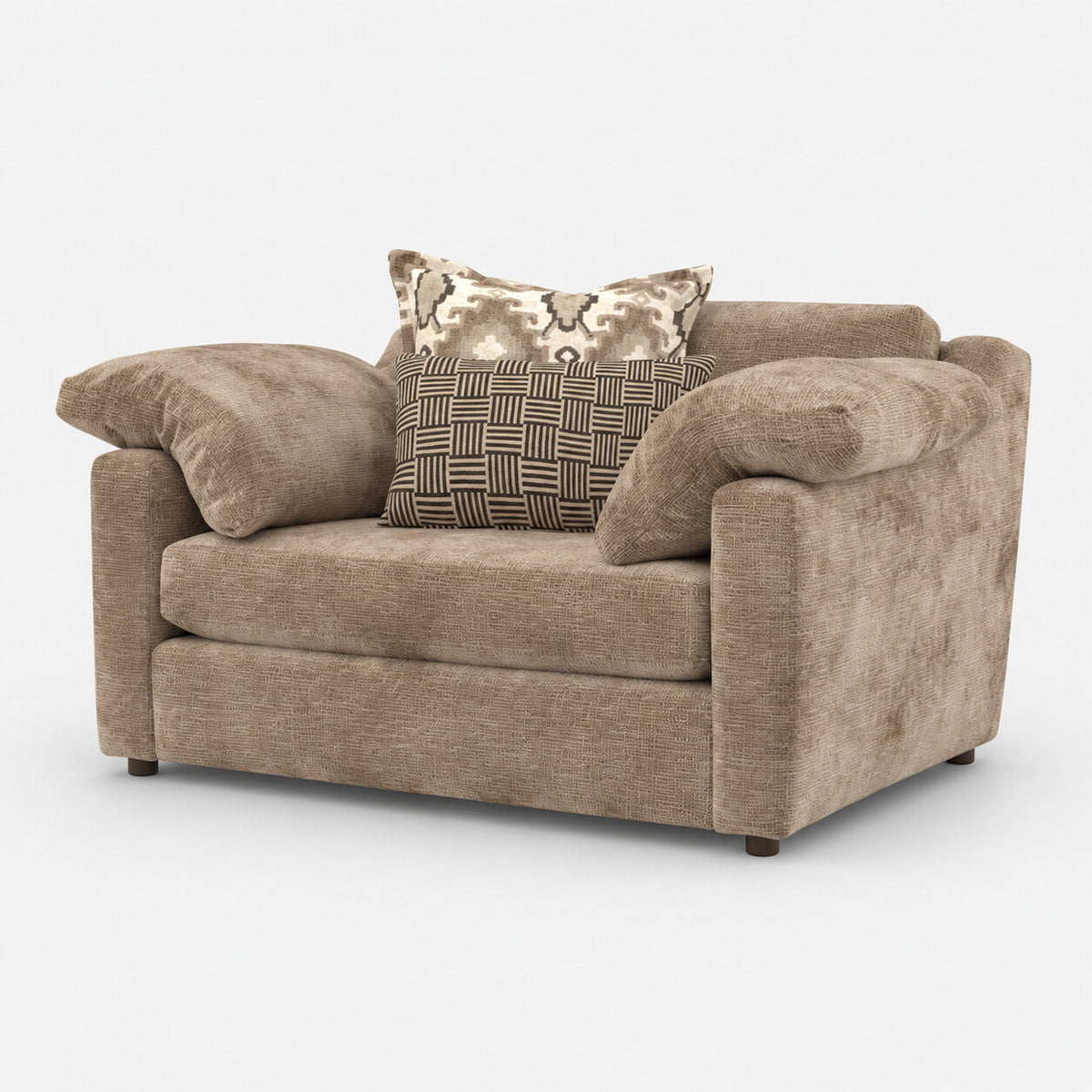 Ashbourne Loveseat — light grey studio background
