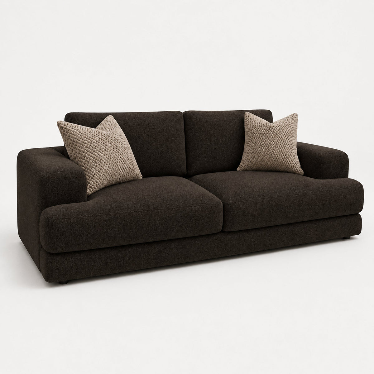 Aurelia 3 Seater Sofa — Double Espresso — clean studio