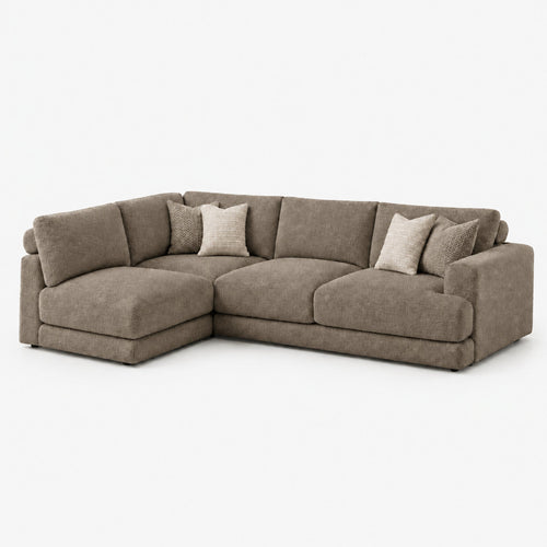 Aurelia Large Corner Sofa — Summer Beach — clean studio