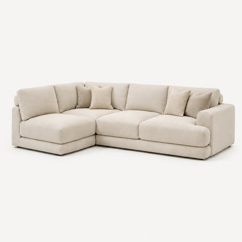 Aurelia Medium Corner Sofa — Summer Beach — clean studio