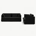 Belgrave 3+2 Seater Sofa Set — Black Top — clean studio