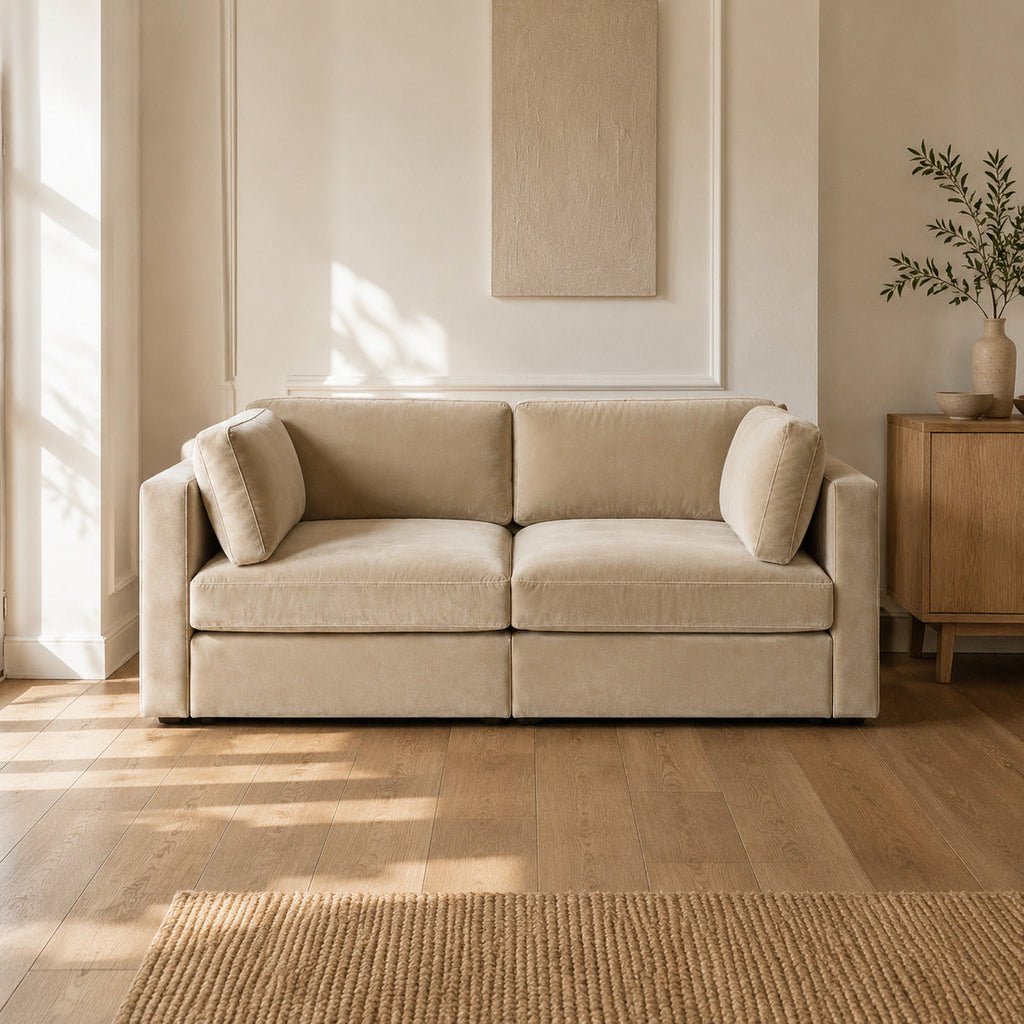 Bellano 2 Seater Sofa in a light contemporary living room