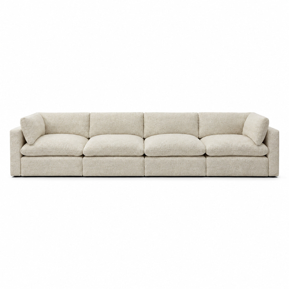Bellano 4 Seater Sofa — boucle Meringue — Pillow — Extra-soft fibre & feather