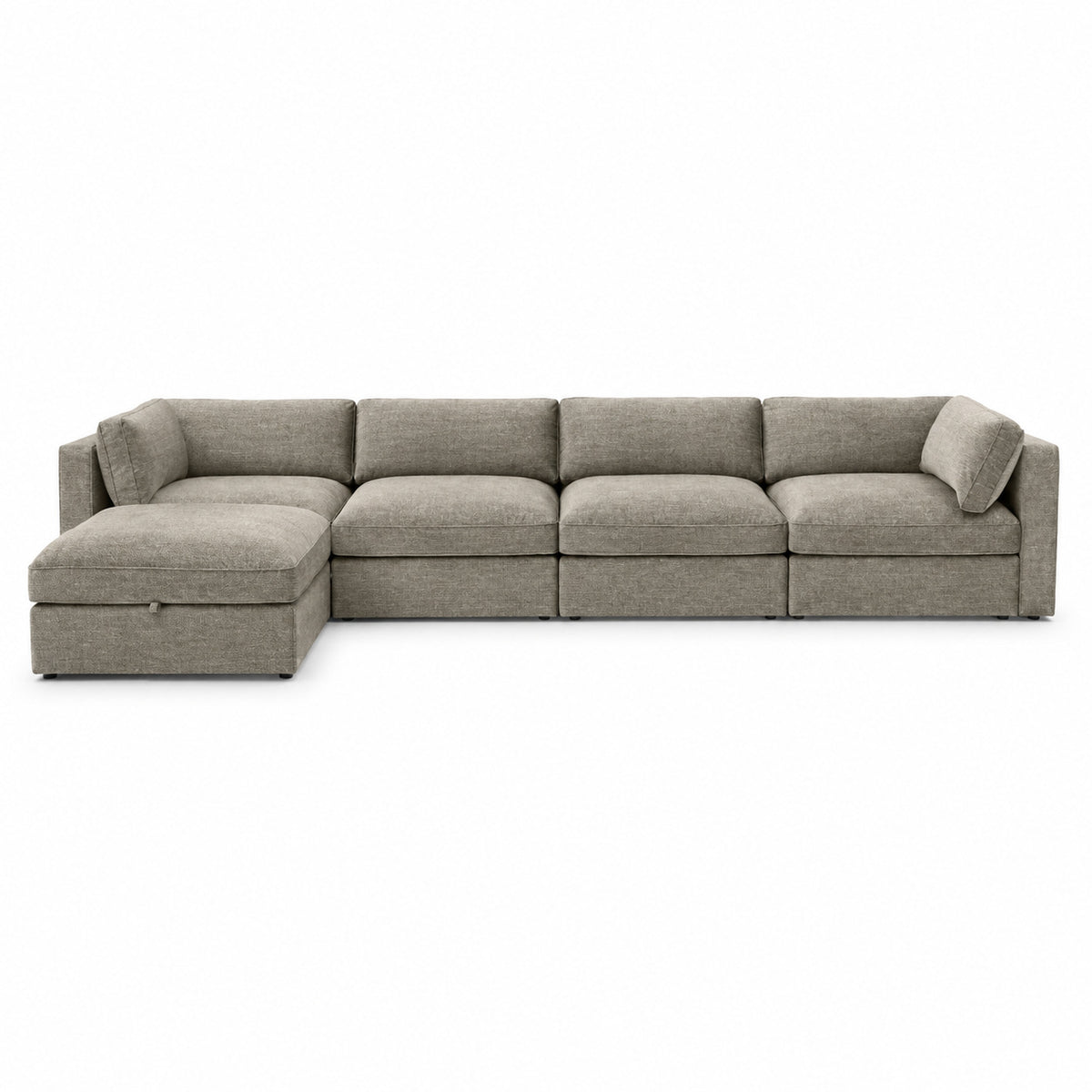 Bellano 4 Seater Sofa + Storage Ottoman