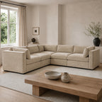 Bellano Corner Sofa in a light contemporary living room