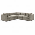Bellano Corner Sofa — Luxe Chenille Summer Beach — Box — Supportive memory foam