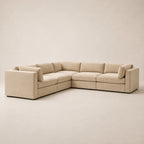 Bellano Corner Sofa in Summer Beach Luxe Chenille