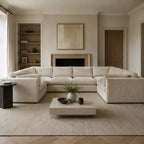 Bellano Grand U-Shape Sofa in a light contemporary living room