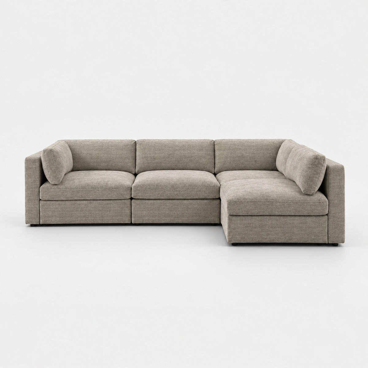 Bellano L-Shape Sofa + Storage Ottoman
