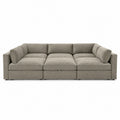 Bellano Pit Cinema Sofa — Luxe Chenille Summer Beach — Box — Supportive memory foam