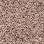blush pink textured upholstery fabric swatch with subtle zigzag pattern