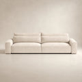 Modern beige luxury sofa with modular design, perfect for contemporary living rooms