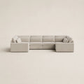 Chaldon Close End Large U-Shape Sofa - Midnight Noir