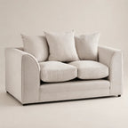 Luxury beige two-seater sofa with plush cushions, ideal for modern living rooms