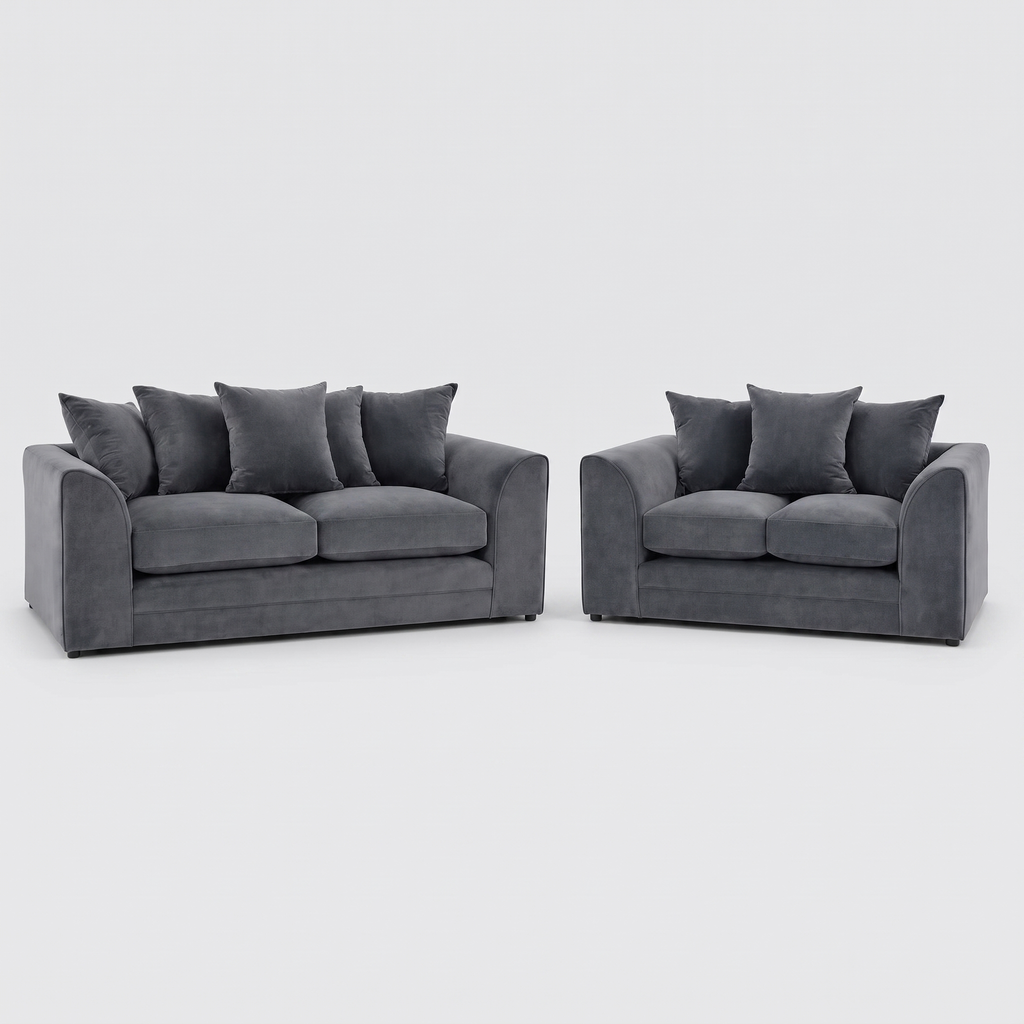 Chelton 3+2 Sofa Set — cold light grey studio catalogue image