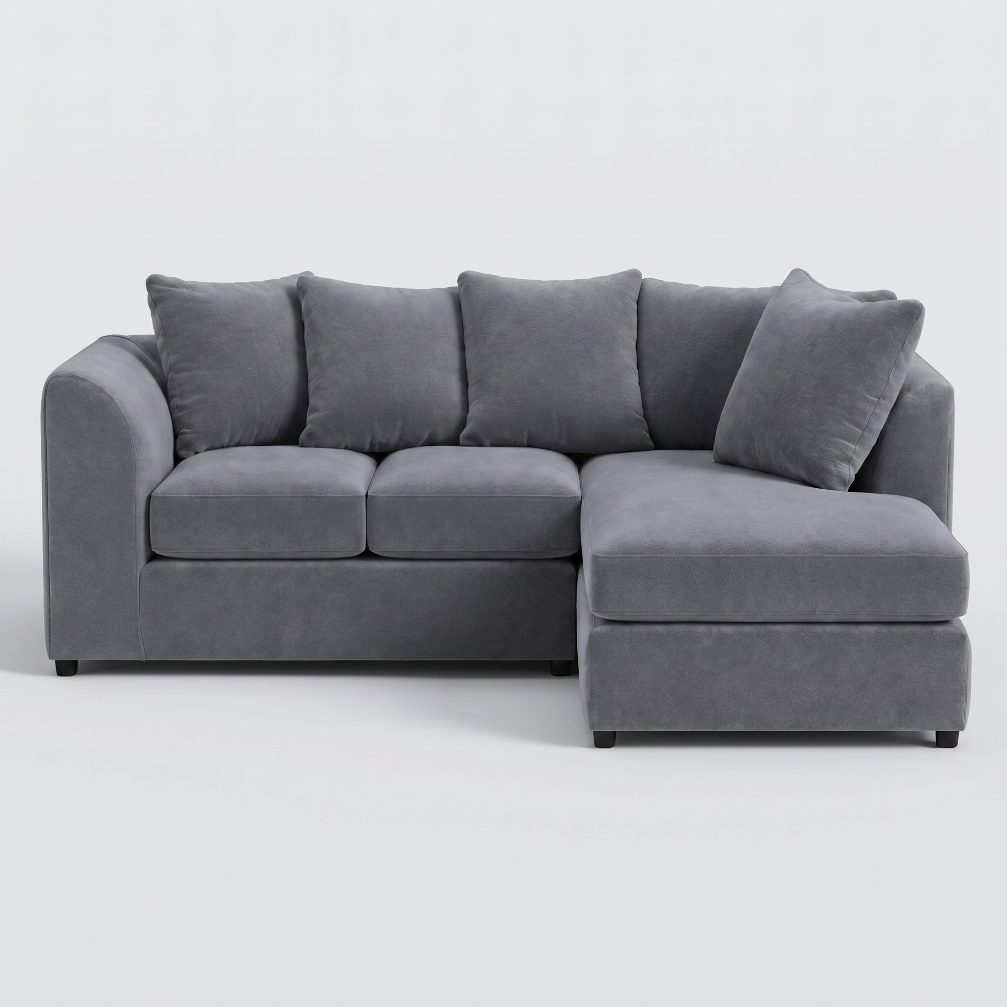 Chelton Corner Sofa — cold light grey studio catalogue image