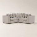 Luxury grey corner sofa with plush cushions, ideal for modern living rooms