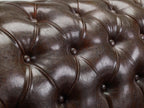 Chesterfield Leather Armchair - Antique Brown CK Living