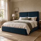 CK Living Aveline upholstered bed — lifestyle visualisation