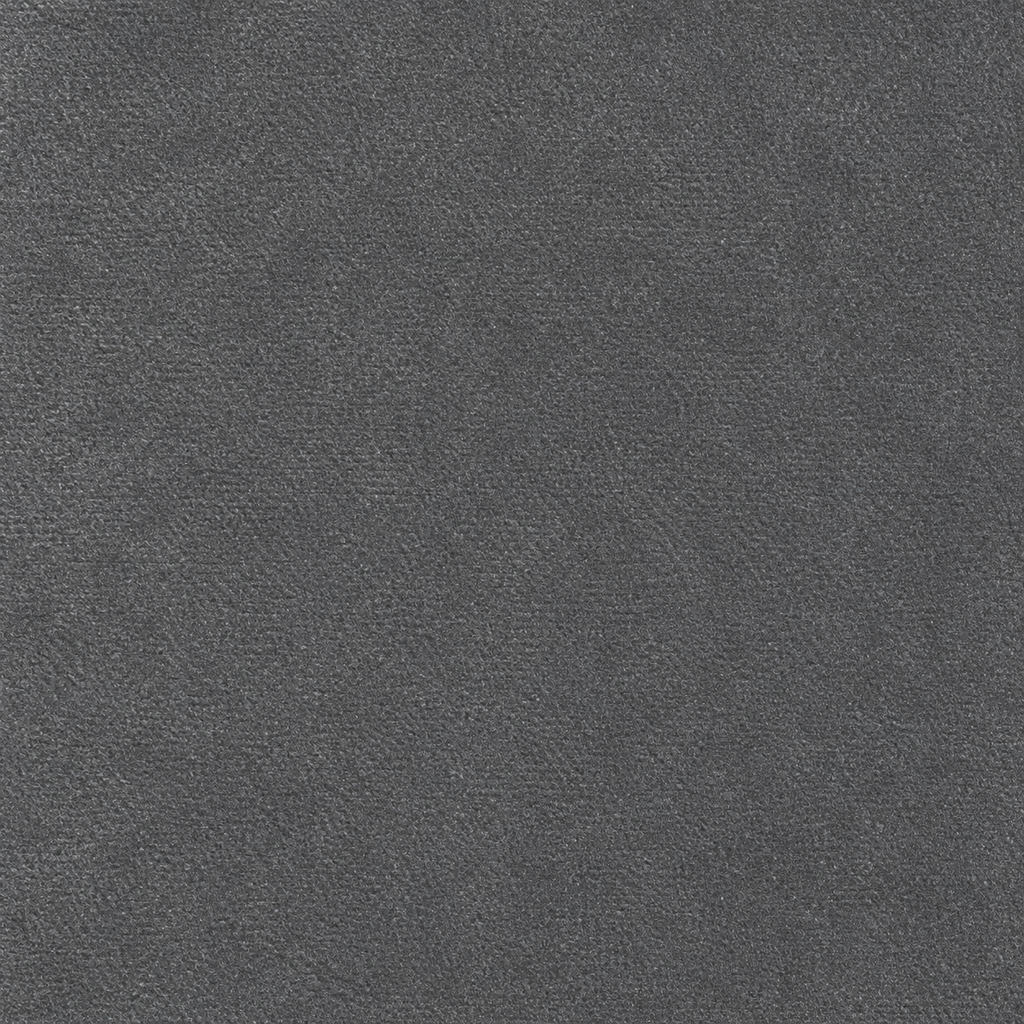 Grey Plush Velvet bedroom upholstery fabric swatch — texture close-up