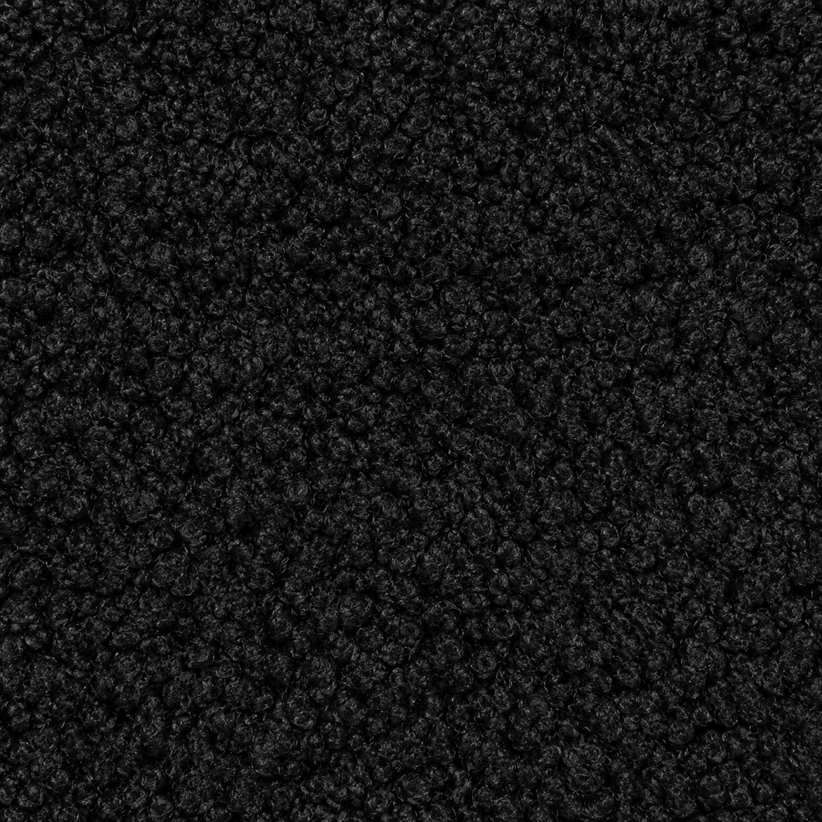 Black Teddy bedroom upholstery fabric swatch — texture close-up