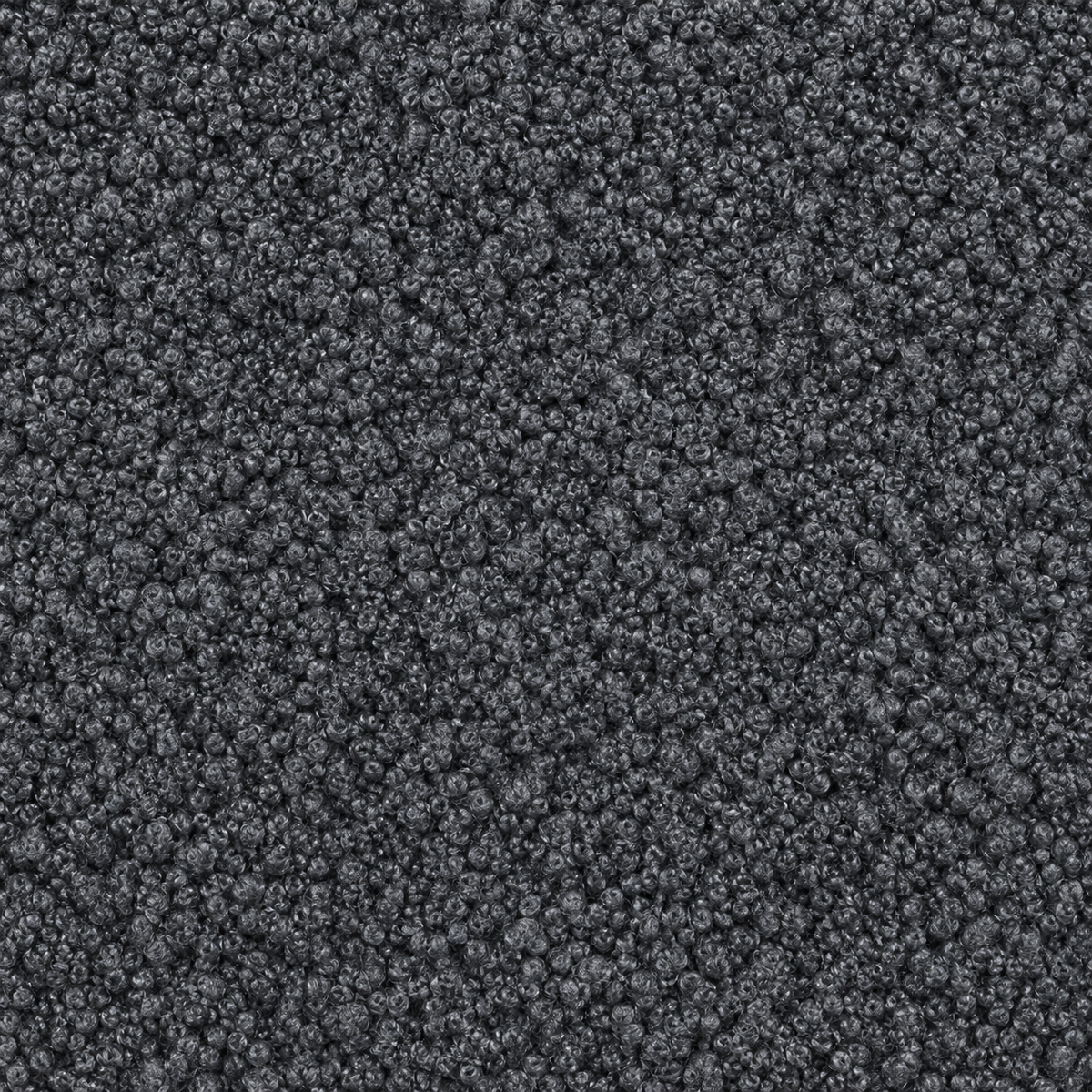 Teddy Bouclé - Granite upholstery fabric swatch for the standard divan bed base.
