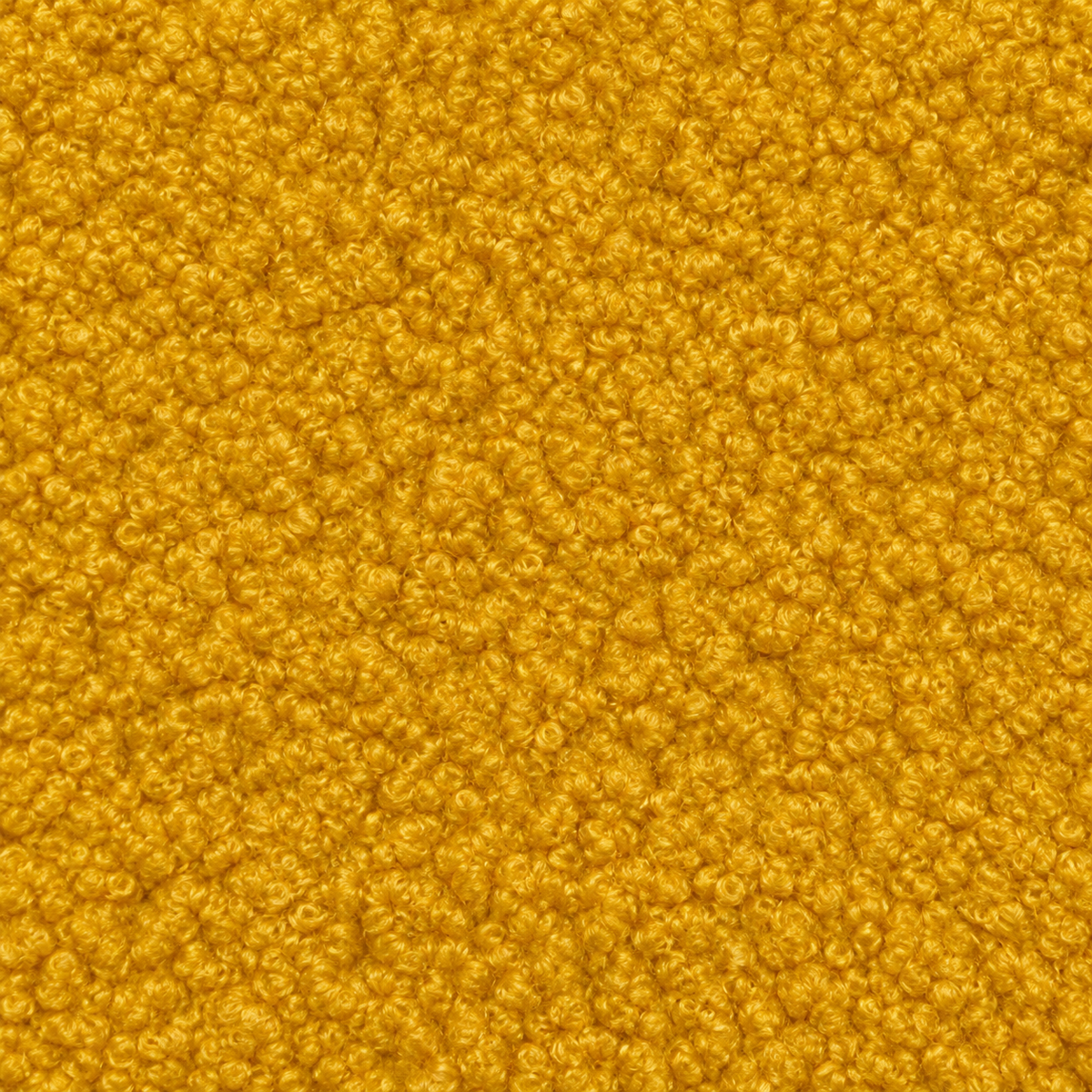 Saffron Teddy bedroom upholstery fabric swatch — texture close-up