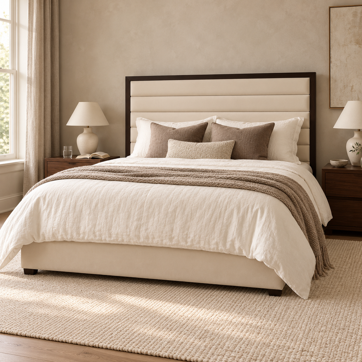 Wayland Panelled Bed