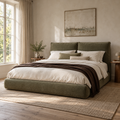 CK Living Bellmere upholstered bed — square lifestyle visualisation