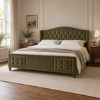 CK Living Cresswell upholstered bed — square lifestyle visualisation