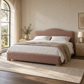 CK Living Fennel upholstered bed — square lifestyle visualisation