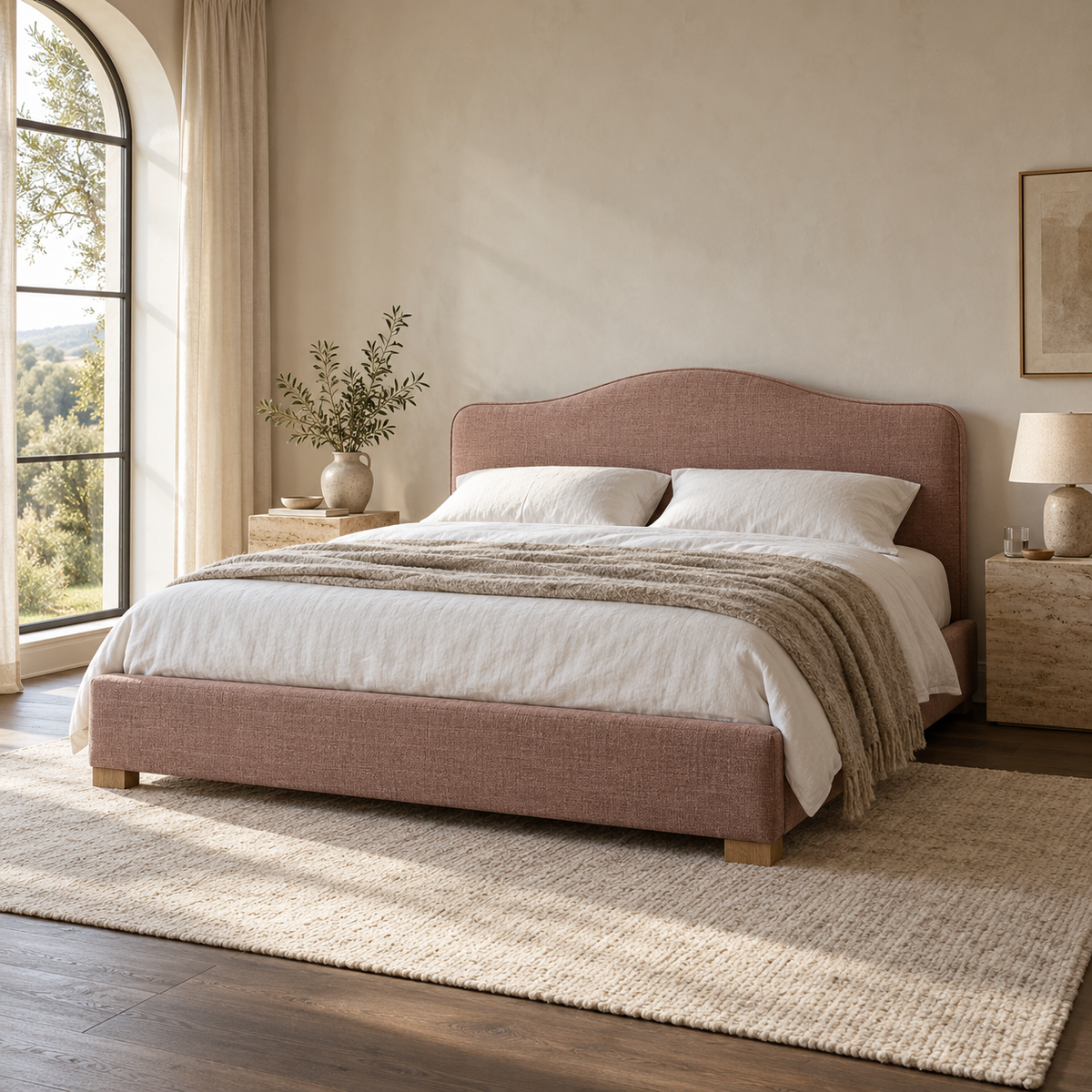 The Fennel Upholstered Bed