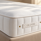 CK Living Contour Memory Pocket Mattress — Soft exterior shown — cover, edge and stitching detail